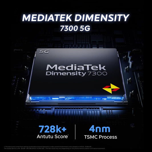 iQOO Z10x 5G (Titanium, 8GB RAM, 256GB Storage) | 6500 mAh Large Capacity Battery | Dimensity 7300 Processor | Military-Grade Durability